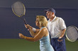 senior health and fitness tennis instruction