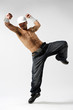 the krump style dancer