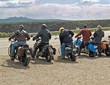 group of motorcyclists