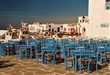 restaurant in blau