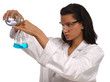 chemist on white