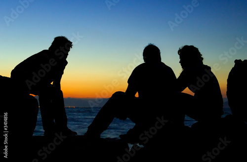 three friends