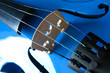 violin bridge close up