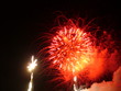 feu d'artifice orange