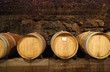 old wine barrels