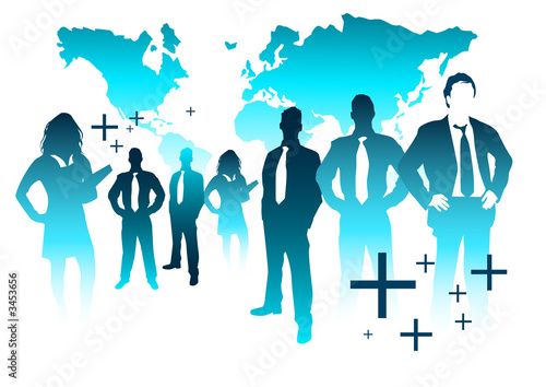 Photo: global business team global business team