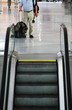 man at top of stairway