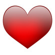 3d shiny heart icon
