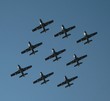 volo in formazione frecce tricolori