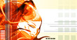 abstract woman concept on white background