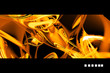 golden abstract rendering