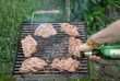 fleisch auf dem grill