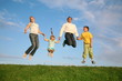 jumping family