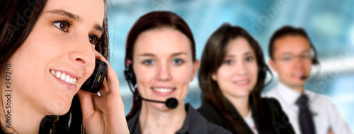 business customer service team