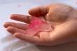 heart in palm