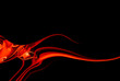 abstract red corner