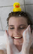 Washing face