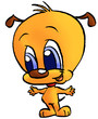 chien orange 01