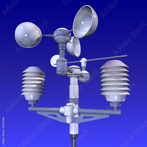 Photo: meteorological weatherstation meteorological weatherstation