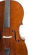 cello on white whith copyspace