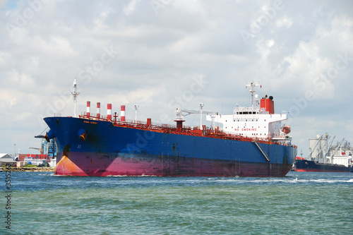 Photo: large cargo ship large cargo ship