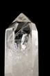 quartz crystal - black background quartz crystal - black background