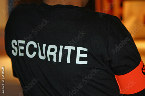 Photo : agent de sécurité agent de sécurité