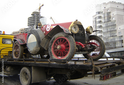 Photo: retro race automobile retro race automobile
