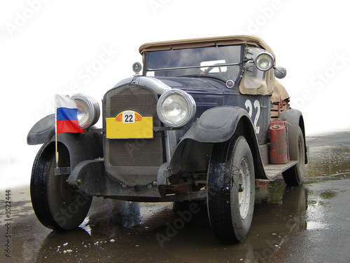 Photo: retro rally car retro rally car