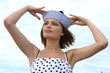 outdoor portrait of beauty girl