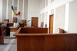 empty courtroom