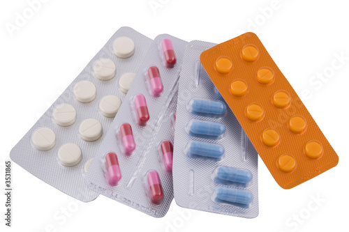 blister with pills blister with pills