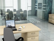 office in the morning