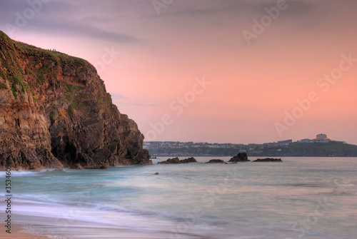 Photo: Lusty Gaze beach in Newquay, Cornwall, UK Lusty Gaze beach in Newquay, Cornwall, UK