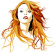 Vector: Femminile bellezza Femminile bellezza
