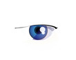 oeil bleu