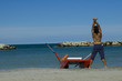 Life-saver on the beach