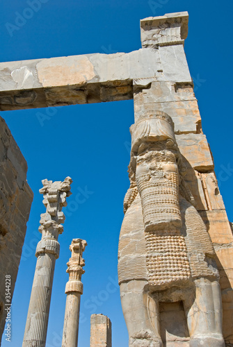 Ruins of ancient city of Persepolis
