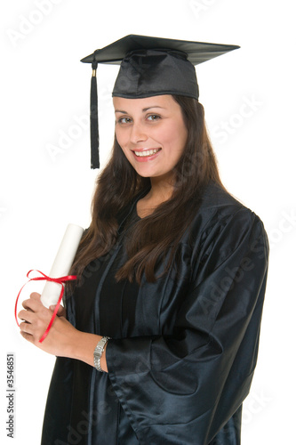 Photo: Young Woman Graduate Receiving Diploma 7 Young Woman Graduate Receiving Diploma 7