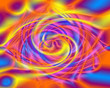 Explosion of bright colors - digital illustration Explosion of bright colors - digital illustration
