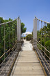 Hawaii Suspension Bridge to the Beach on Kona Island