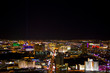 Las Vegas, Nevada, at night in USA