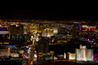 Las Vegas, Nevada, at night in USA