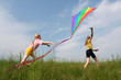 Flying kite