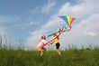 Flying kite