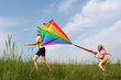 Flying kite