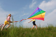 Flying kite