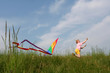 Flying kite
