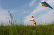 Flying kite