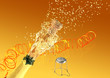 Champagne shot festivities